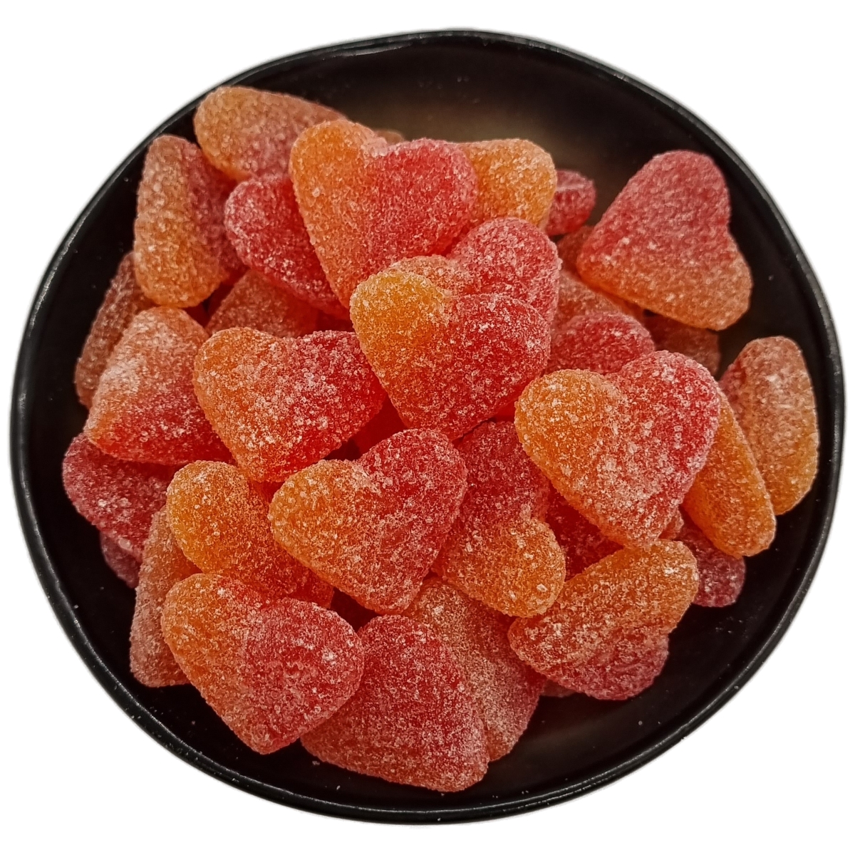 Süße Pfirsich-Herzen 200g - Mini-Bag